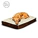 Floppy Dawg Large Dog Bed with Removable Cover and Waterproof Liner. Dogs Weighing up to 90 pounds. Stuffed with Blended Memory Foam Pieces.