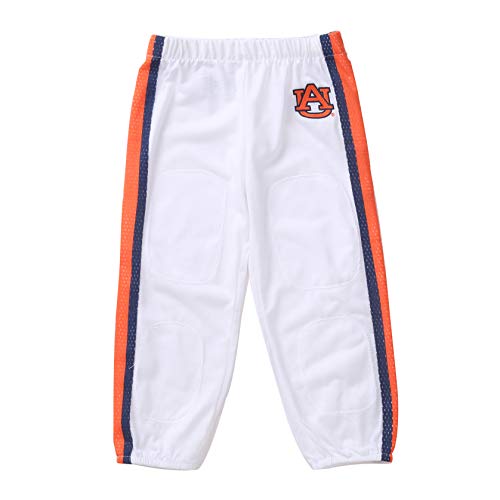 FAST ASLEEP NCAA Auburn Tigers Boys Toddler/Junior Football Uniform Pajamas, Size 2T, Navy/White
