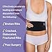 Everyday Medical Broken Rib Brace for Men and Women - Bamboo Charcoal Rib Support Compression Brace - accelerates The Healing of Cracked, Dislocated, Fractured and Post-Surgery Ribs - Small/Medium