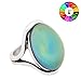 MY MOJOYAS Mojo Handmade Polished Antique Sterling Silver Plating Oval Stone Color Change Mood Ring MJ-RS022 (9)