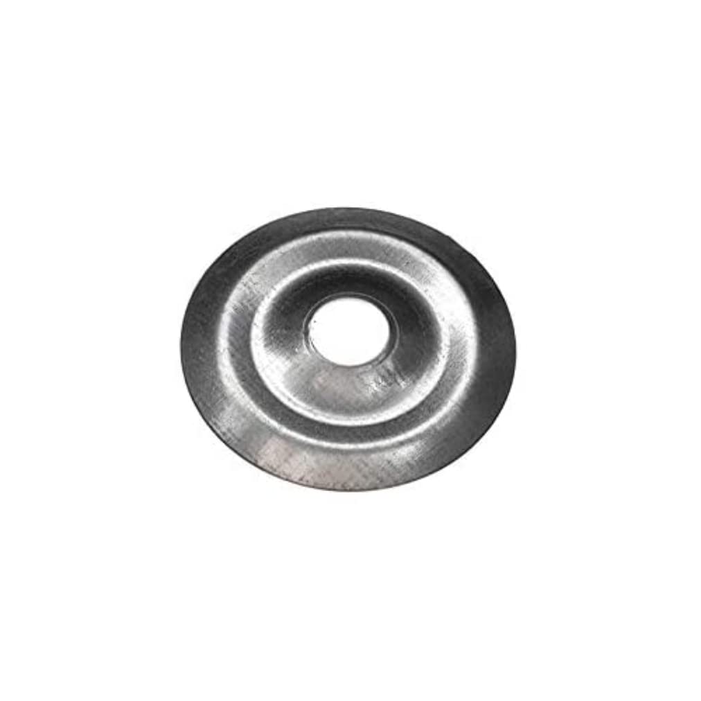 Rosette Plates, 40 mm, Silver, Box of 100