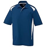 Augusta Sportswear MEN'S PREMIER SPORT SHIRT 2XL Navy/White