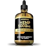 iVitamins Hemp Oil for Pain & Anxiety Relief - 5,000mg 4 fl oz - Promotes Healthy Sleep, May Help with Pain, Mood, Migraines, Heart Health & More - Hemp Extract - Rich in Omega 3,6,9 - (Orange)