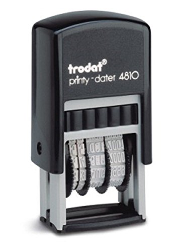 New trodat printy 4810 self inking printy dater stamp