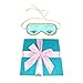 Utopiat Audrey Style Gift Boxed Sleep Mask in Blue Woman Inspired by BAT's
