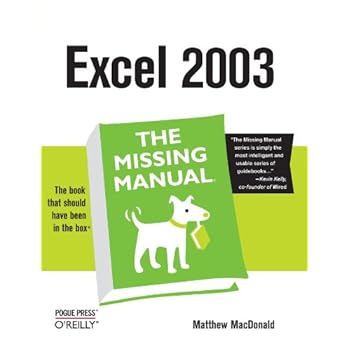 Excel the Missing Manual