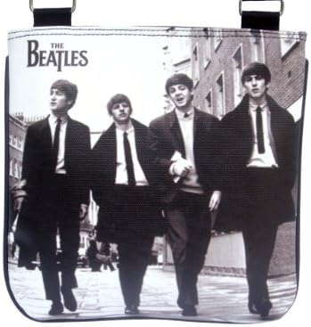 The Beatles Retro Rock Band Vintage Rare Messenger Cross Body Sling Shoulder Bag Purse