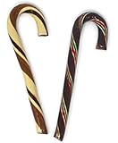 Variety Pack - 2 Hammonds Handmade Candy Canes, Hot Chocolate & Sea Salt Caramel - 2 Oz