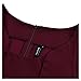 Miusol Women's Vintage Square Neck Floral Lace 2/3 Sleeve Cocktail Swing Dress, A-wine Red, X-Large
