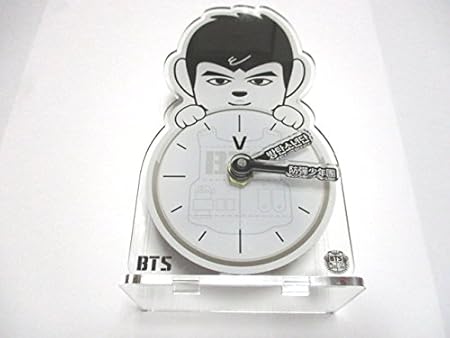 Amazon 韓国 K Pop Bts 防弾少年団 V ブイ アクリルキャラクター卓上時計 アイドル 芸能人グッズ 通販