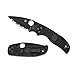 Spyderco Native 5 Lightweight Folding Knife - Black FRN Handle with SpyderEdge, Full-Flat Grind, CPM S30V Steel Black Blade and Back Lock - C41SBBK5