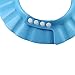 Ibepro Safe Shampoo Shower Bathing Protection Soft Cap Hat for Toddler's, Baby ,Children & Kids to Keep the Water Out of Their Eyes & Face (Blue)