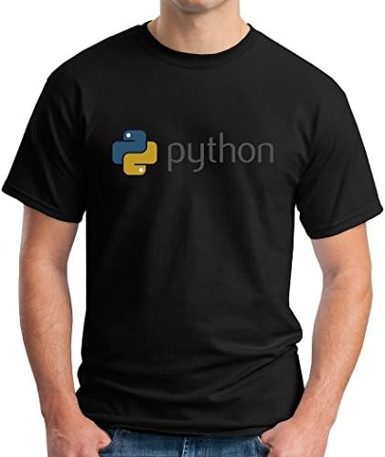 Easylifes Men's Tee Mens Shirts Programming Python Cool T Shirt Designs