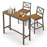 Cozyman Outdoor Bar Height Table and Chairs Set, 3