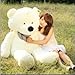 Qiyun 47` White color 1.2M Giant Huge Cuddly Stuffed Animals Plush Teddy Bear...