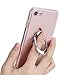 iPhone 7 Case / iPhone 8 Case with 360 Rotating Ring Grip Holder Kickstand Function Magnetic Base, Ultra Slim Thin Hard Scrub Cover with Shockproof Protective for Soft TPU iPhone 7/8/7S (Transparent)