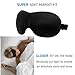 YIVIEW Sleep Mask Pack of 3, Lightweight & Comfortable Super Soft Large Adjustable 3D Contoured Eye Masks for Sleeping, Travel, Shift Work, Naps, Night Blindfold Eyeshade for Men Women, Black/Blue/Red
