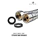 Ulteri Shower Head Washers Gaskets for Hand Held Hoses Or Shower Heads FREE: Flow Restrictor