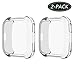 2-Pack Screen Protector Compatible with Fitbit Google Ace LTE Case, Tempered Glass All-Around Protective Screen Full Hard PC Cover Bumper Compatible for Fitbit Google Ace LTE Smart Watch (Glod+Glod)