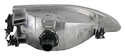 TRQ 2 Piece Headlight Assembly Set Halogen Driver