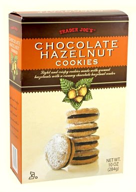 Trader Joe's Chocolate Hazelnut Cream Cookies - 10 oz. (284g)