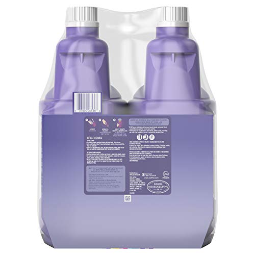 SWIFFER WETJET MULTI-PURPOSE FLOOR CLEANER SOLUTION WITH FEBREZE REFILL, LAVENDER VANILLA AND COMFORT SCENT, 42.2 OUNCE (PACK OF 2)