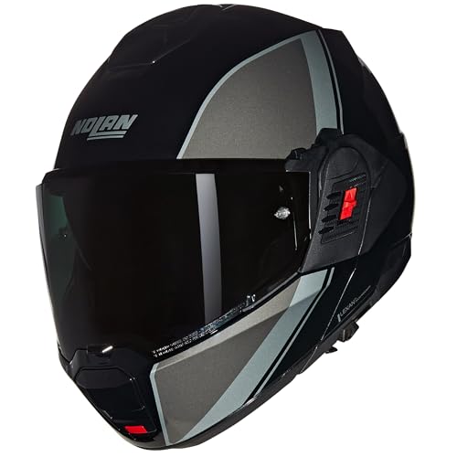 Nolan N120-1 Verniciatura Speciale N-Com Helmet, black/grey/silver, S (56)