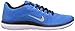 NIKE MEN FLEX 2016 RN RUNNING SHOES (10.5 D(M) US, Pht Blue/Mtllc Slvr/Blk/White)