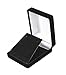 6 Necklace Pendant Gift Boxes Jewelry Displays Black