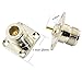 bestkong 2 PCS Chassis N Female Jack 4 Hole Panel Mount PCB Solder RF Connector
