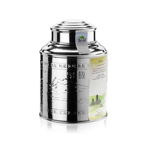 MILKY OOLONG - Aromatisierter grüner Tee - im Tea Caddy (Teedose) - Ø115 mm, Höhe 150mm (250g)