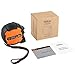 SonLong Measuring Tape Tape Measure 26-Foot(8m) Tape Ruler Metric and Inches with Magnetic Hook, Nylon Coating, Wrist Strap for Construction, Home, Carpentry Measurement - TM-B03, Orange and Black