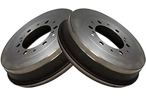 Marketplace Auto Parts Rear Brake Drum Set - Compatible with 2005-2015 Toyota Tacoma (with 6 Lug Wheels)