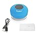 TryAce Bluetooth Waterproof Speaker with Built in mic & Dedicated Suction Cup (Blue)