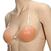 UZZO Women's Self Adhesive Nude Silicone Push up Bra with Adjustable & Removable invisible Straps,Silicone Bra Bikini Inserts Front Closure Bra,Wedding Dress Evening Dress Bikini Swimsuit Pads Bra Inserts (D cup)