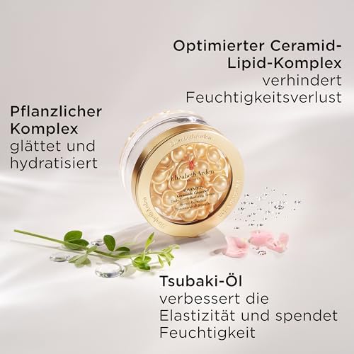- Advanced Ceramides Serum Kapseln, mit Tsubaki-Öl, dreifacher Anti-Aging-Effekt, verjüngt, repariert, spendet Feuchtigkeit und glättet Falten, Einzeldosis - 90 Kapseln