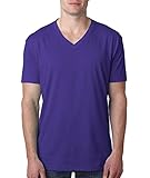 Next Level Mens CVC V-Neck Tee 6240-Purple Rush-Small