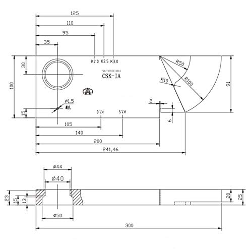 Duplex Stainless Steel Iiw V1 Calibration Block For, 45 OFF