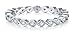 BORUO 2MM 925 Sterling Silver Ring, Cubic Zirconia CZ Wedding Band Stackable Ring Size 4-12