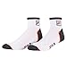 Fila Mens Ankle Socks 6 Pack Jacquard Logo (Black and White, 13-15)