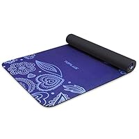 TOPLUS Yoga Mat, Non-Slip Yoga Mat Eco Friendly Exercise & Workout Mat with Carrying Strap - for Yoga, Pilates and Floor Exercises(1/4 inch-1/8 inch)