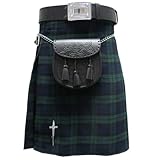 Black Watch 5 Yard 10 oz Scottish Highland KILT (Formal & Everyday) 30-54