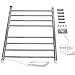 Tangkula Towel Warmer, Plug-in Wall Mounted Stainless Steel Towel Heater for Home Bathroom, Electric Towel Warmer (24”Wx 30”H)