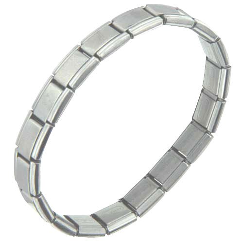 Pugster Shiny Starter Italian Charm 18 Link Bracelet Jewelry