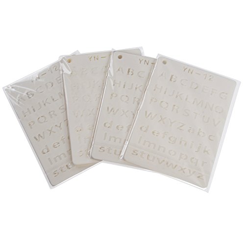 6 YUEAON+Stencils+Alphabet+Supplies+Scrapbooking