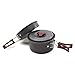 VINQLIQ Camping Campfire Cookware Mess Kit Kitchen Cooking Equipment Set Lightweight Durable Bowls Pot Pan Kits Backpacking Gear for Outdoors, Backpacking, Hiking, Picnicthumb 1