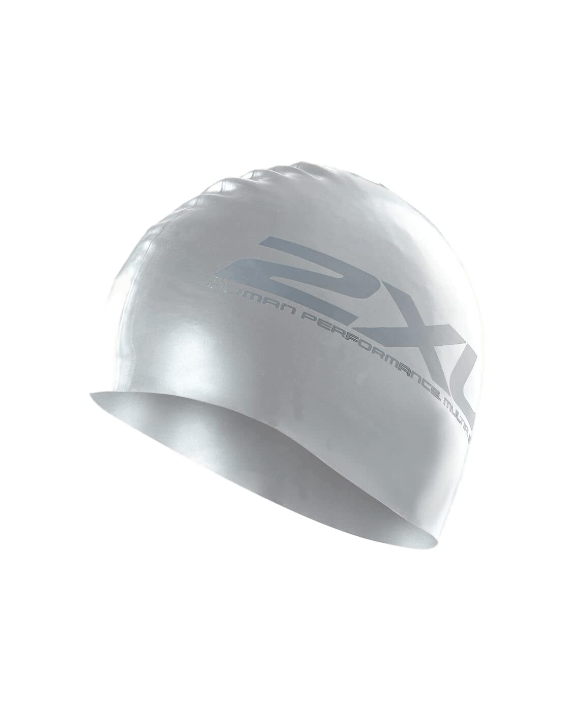 2XU Silicone Swim Cap Silver