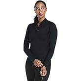 ARIAT Womens Ascent 1/4 Zip L/S Baselayer Black