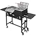 Barton 58,000 BTU Outdoor Gas Propane Double Burner Stove Cook Station Flat Top Griddle and Deep Fryer BBQ Grill Camp Side Tablethumb 1