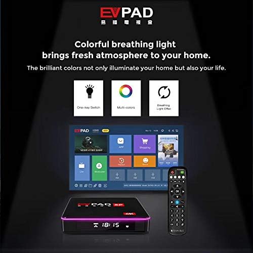 2020官方版EVPad 5p(4G+32G) 中国,香港,臺灣,SG&My，日本,한국,USA, Plipinas,Indonesia,Việt NAM,ไทย,भारत Free liveTV Box+AI Voice Control+US Licensed Version+Expedited delivery